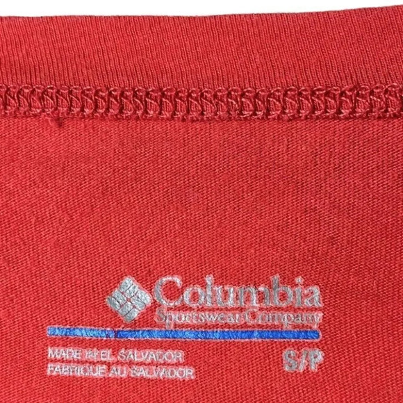 Columbia Pink Short Sleeve Tee Shirt Birds on Wire  Graphic - Picture 8 of 8